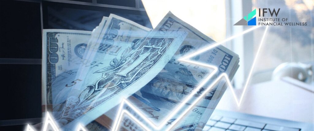 A person calculating their retirement income needs