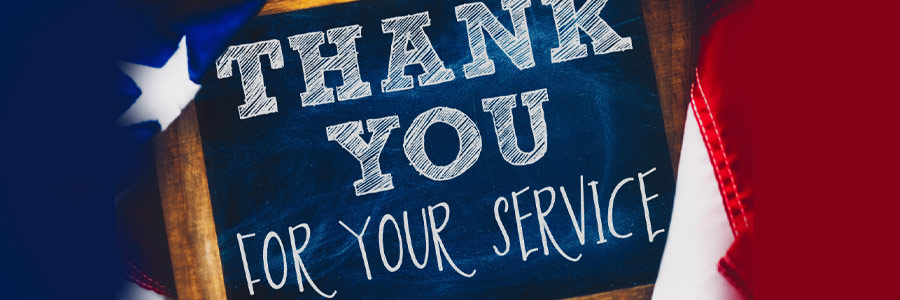 Thank you for your service!